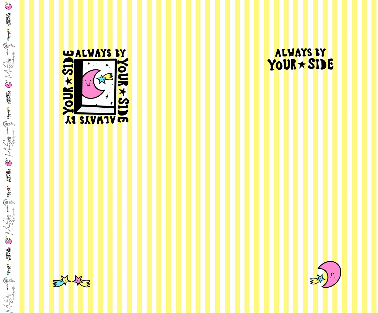 Always by your Side Panel Gelb 120cm