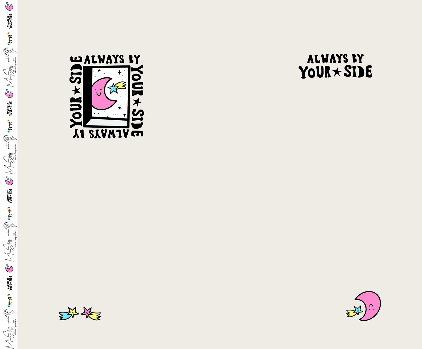 Always by your Side Panel Uni Beige 120cm