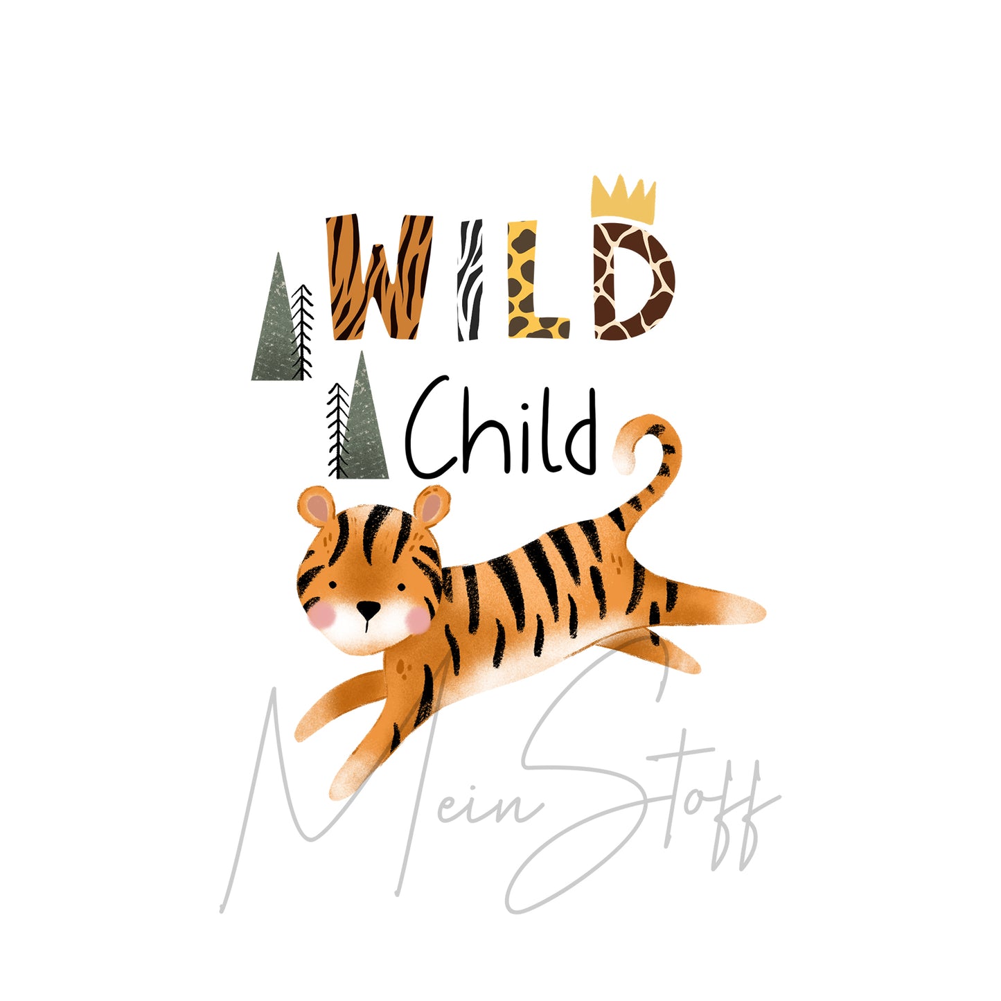 Bügelbild Wild Child