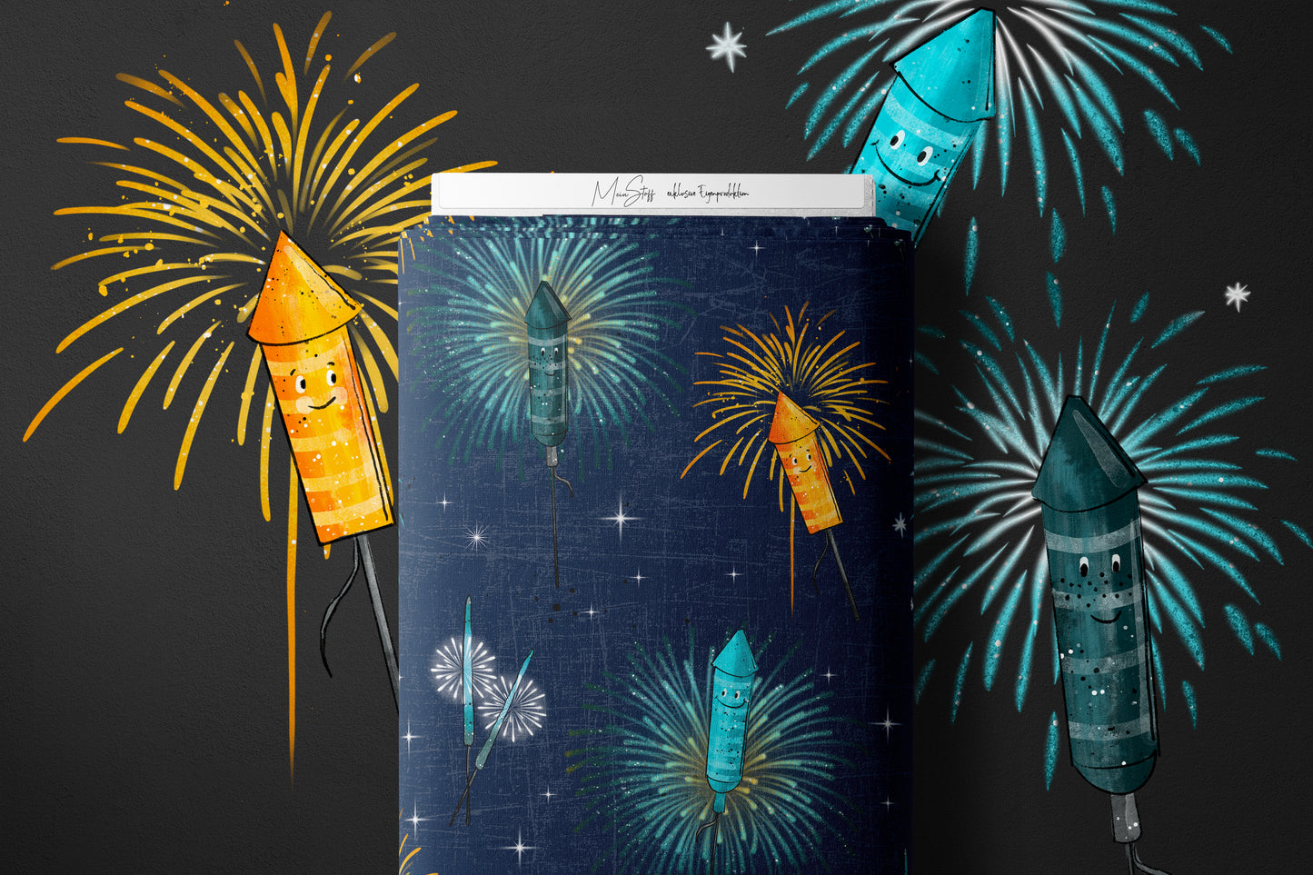 Neujahrsglück Blau (mit oder ohne Gesicht)