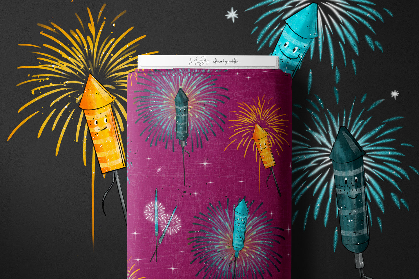 Neujahrsglück Pink (mit oder ohne Gesicht)