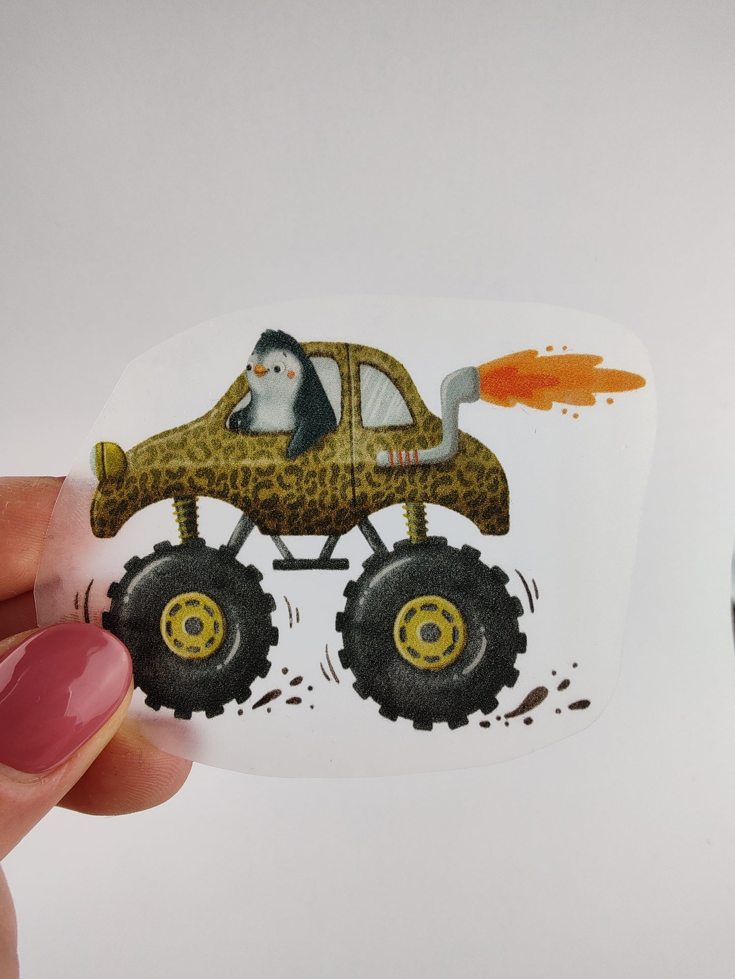 Mudrace Pinguin Bügelbild