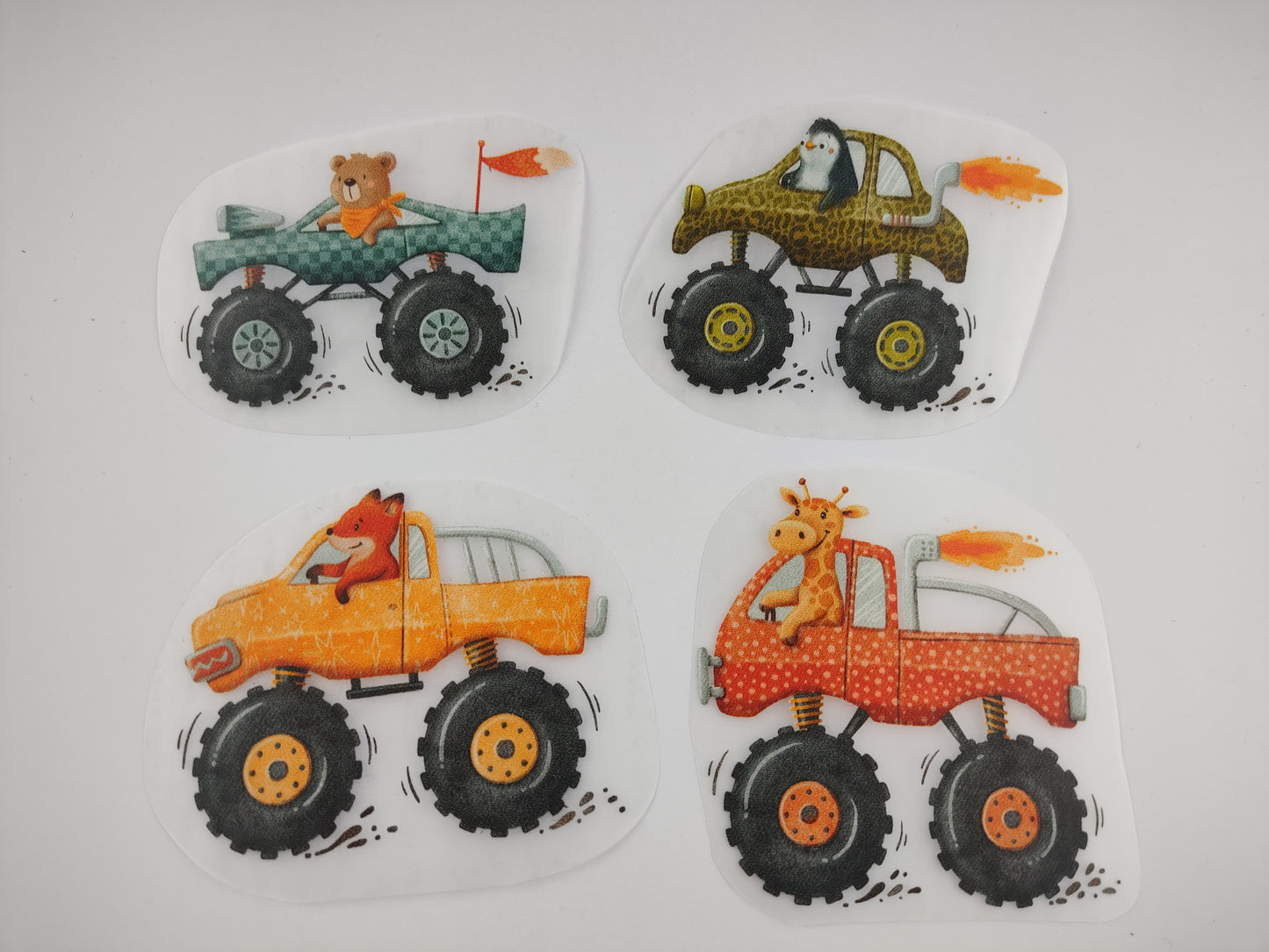Mudrace Fuchs Bügelbild