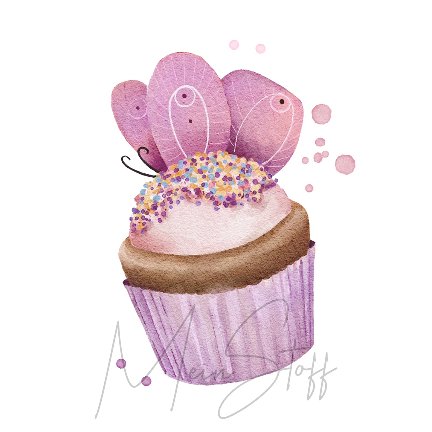 Bügelbild Cupcakes