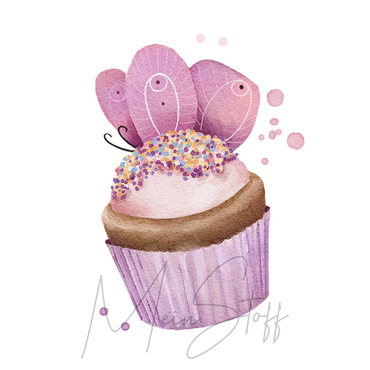 Bügelbild Cupcakes