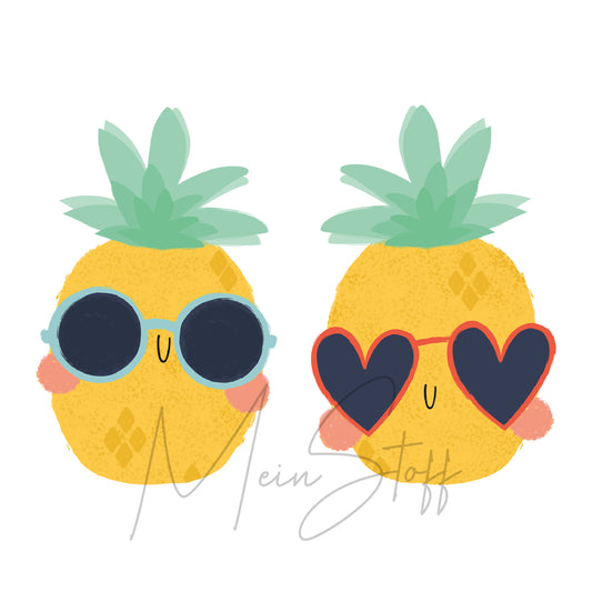 Bügelbild Dies, Das, Ananas!
