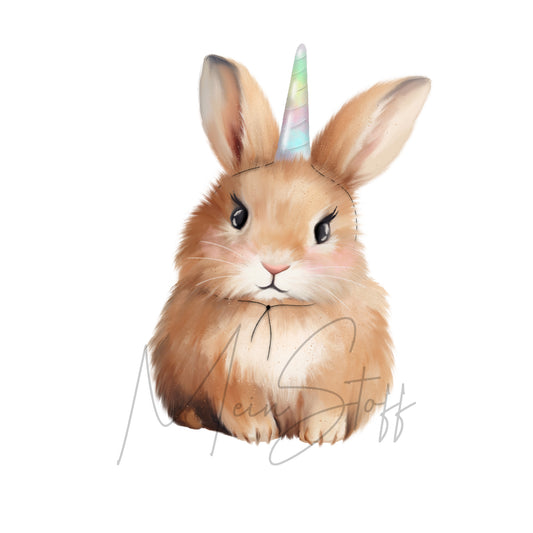 Bügelbild Rainbowbunny