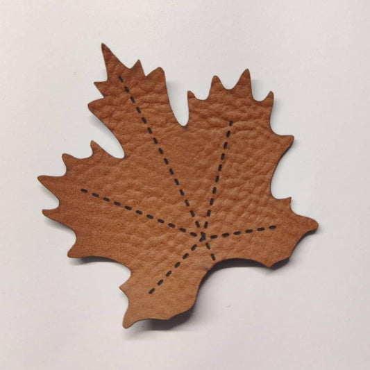 Kunstlederlabel Herbstlaub