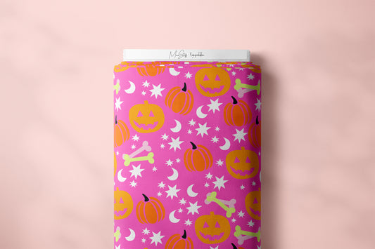 Halloweenkürbisse pink