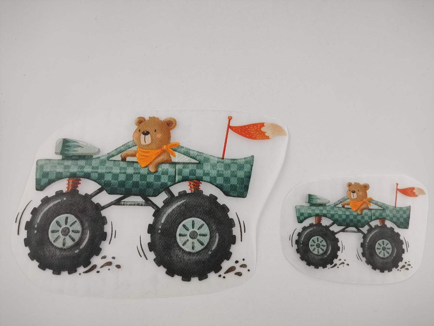 Mudrace Bär Bügelbild