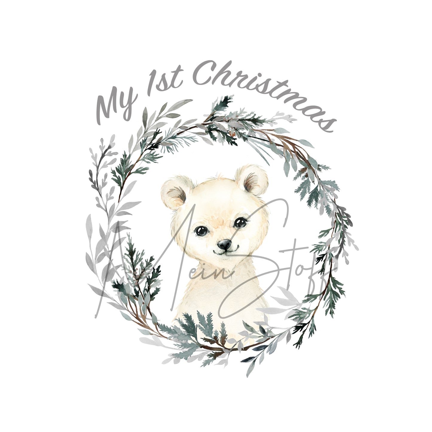 My First Christmas Bügelbild